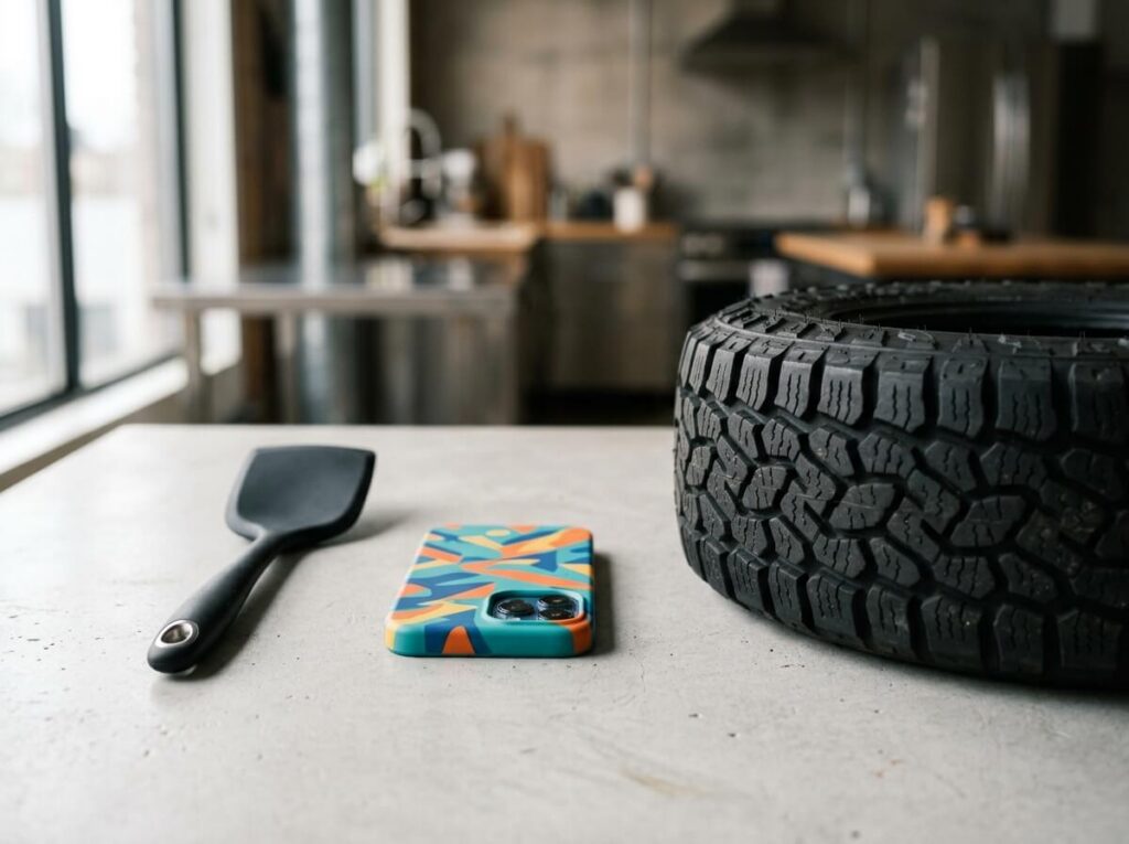 Products made of Silicone and Rubber