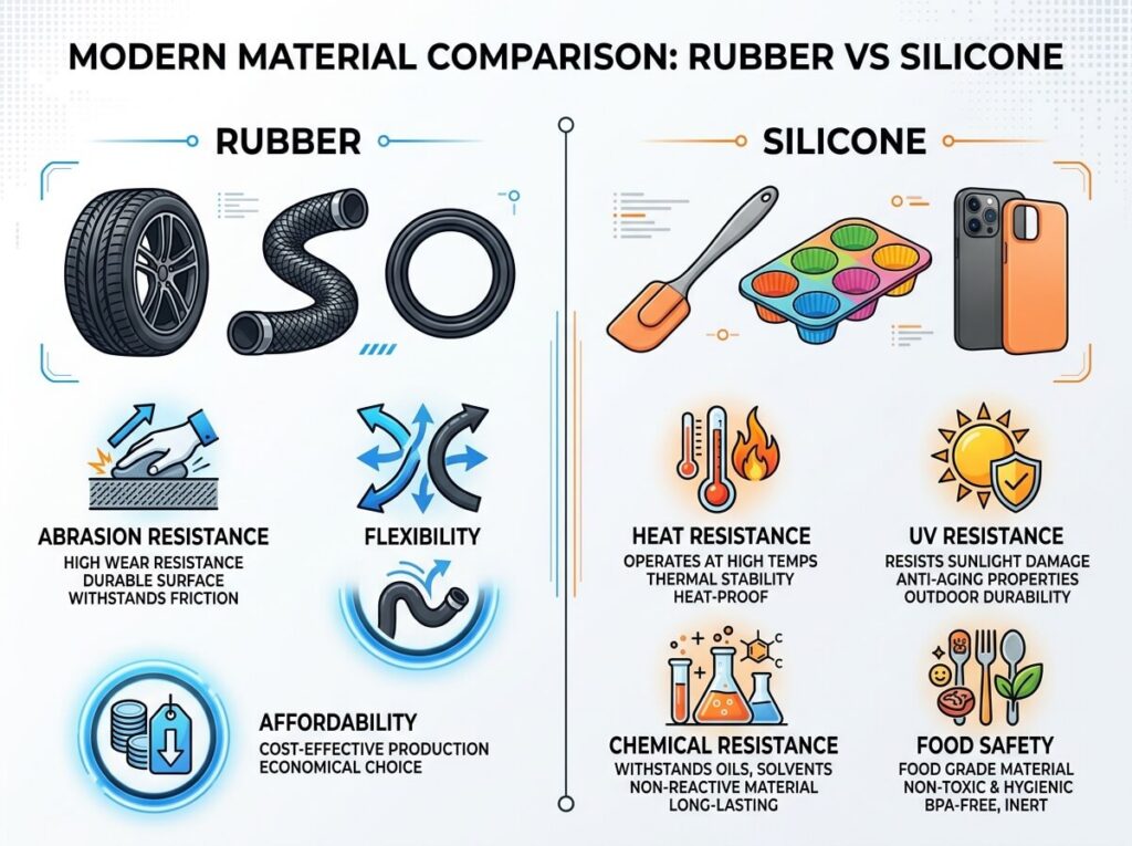 Products made of Rubber and Silicone Rubber
