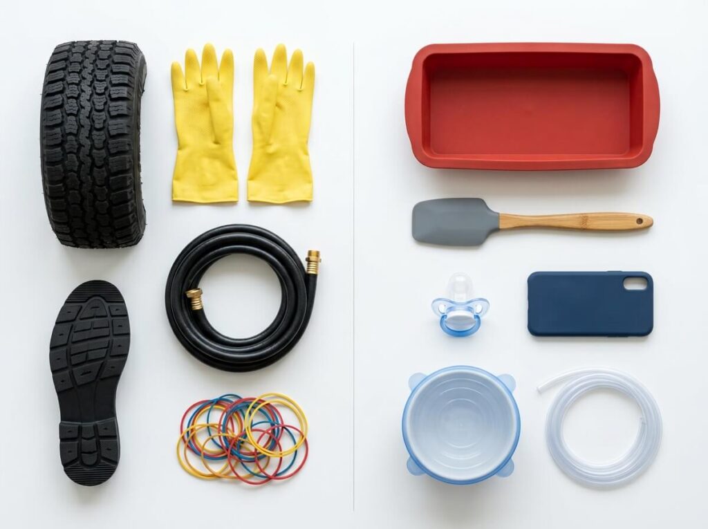 Silicone Rubber and Traditional Rubber Product