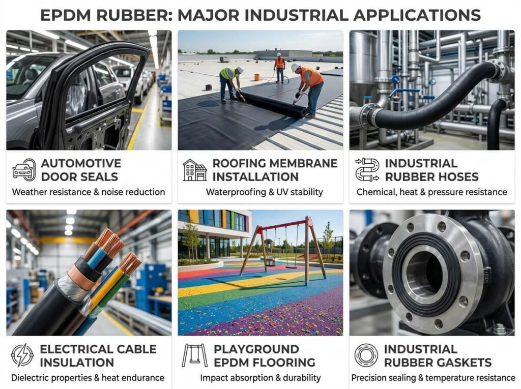 Applications of EPDM Rubber